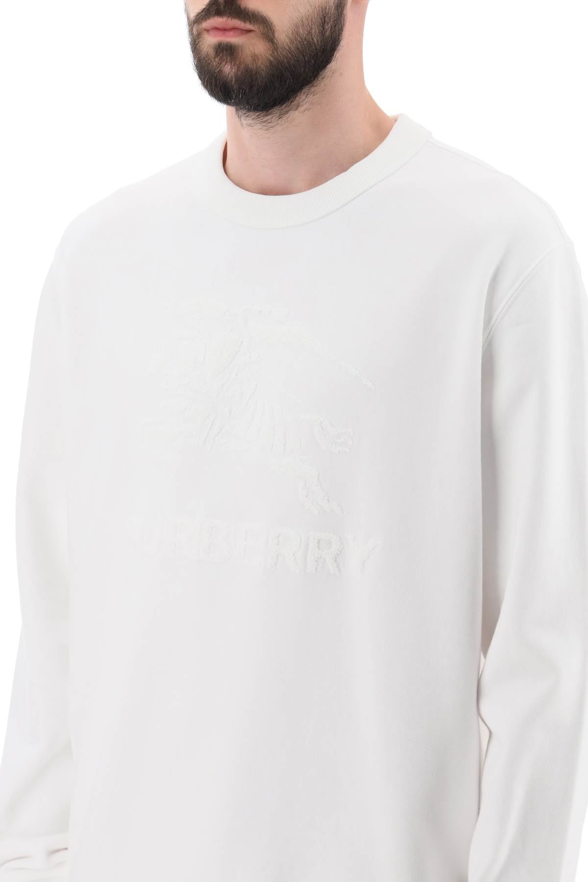 Burberry 'rayner' crew-neck sweatshirt with equestrian knight Topwear Burberry