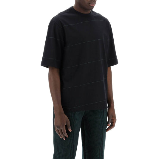 Burberry striped t-shirt with ekd embroidery Topwear Burberry