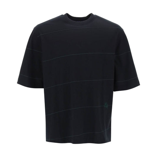 Burberry striped t-shirt with ekd embroidery Topwear Burberry