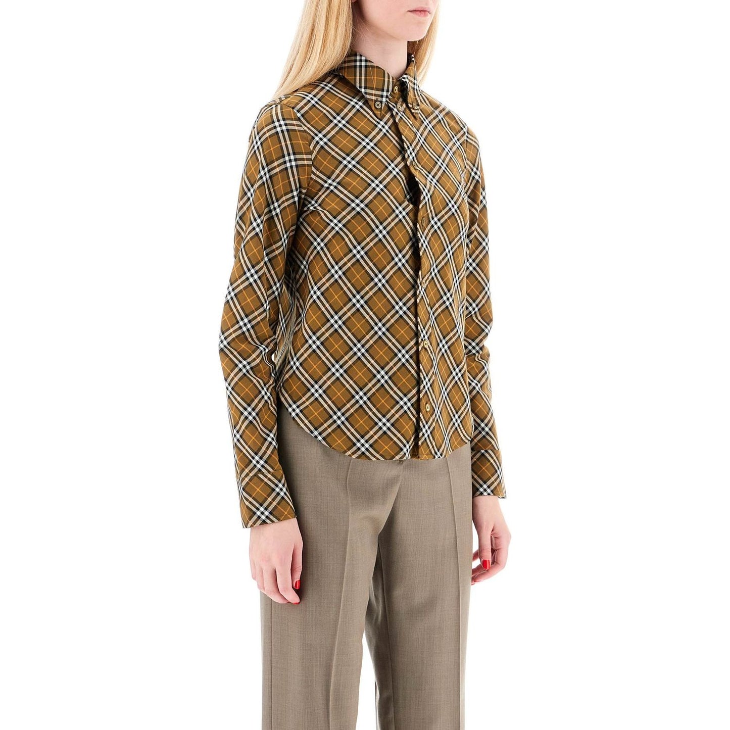 Burberry ered shirt with button-down collar Topwear Burberry