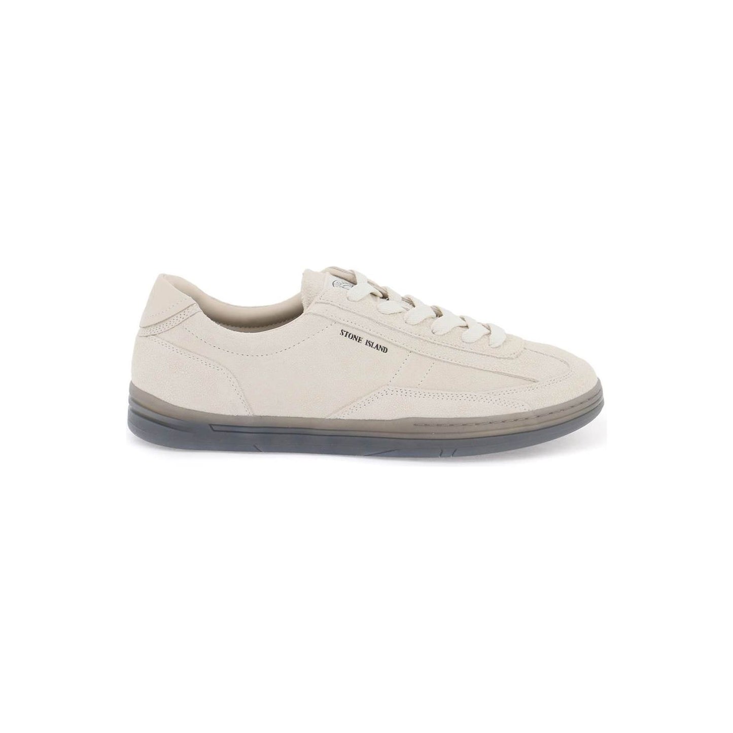 Stone Island suede leather rock sneakers for