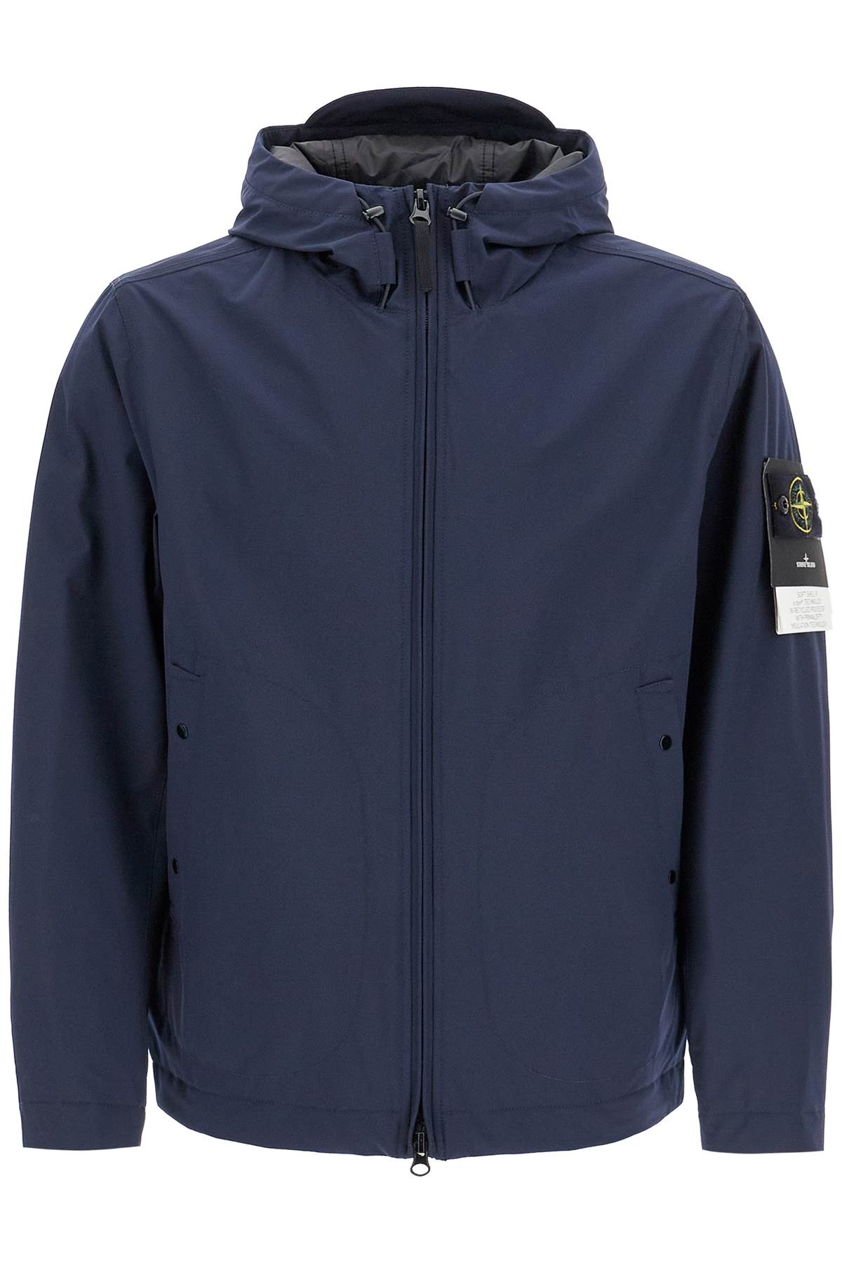 Stone Island light soft shell-r hooded jacket Jackets Stone Island