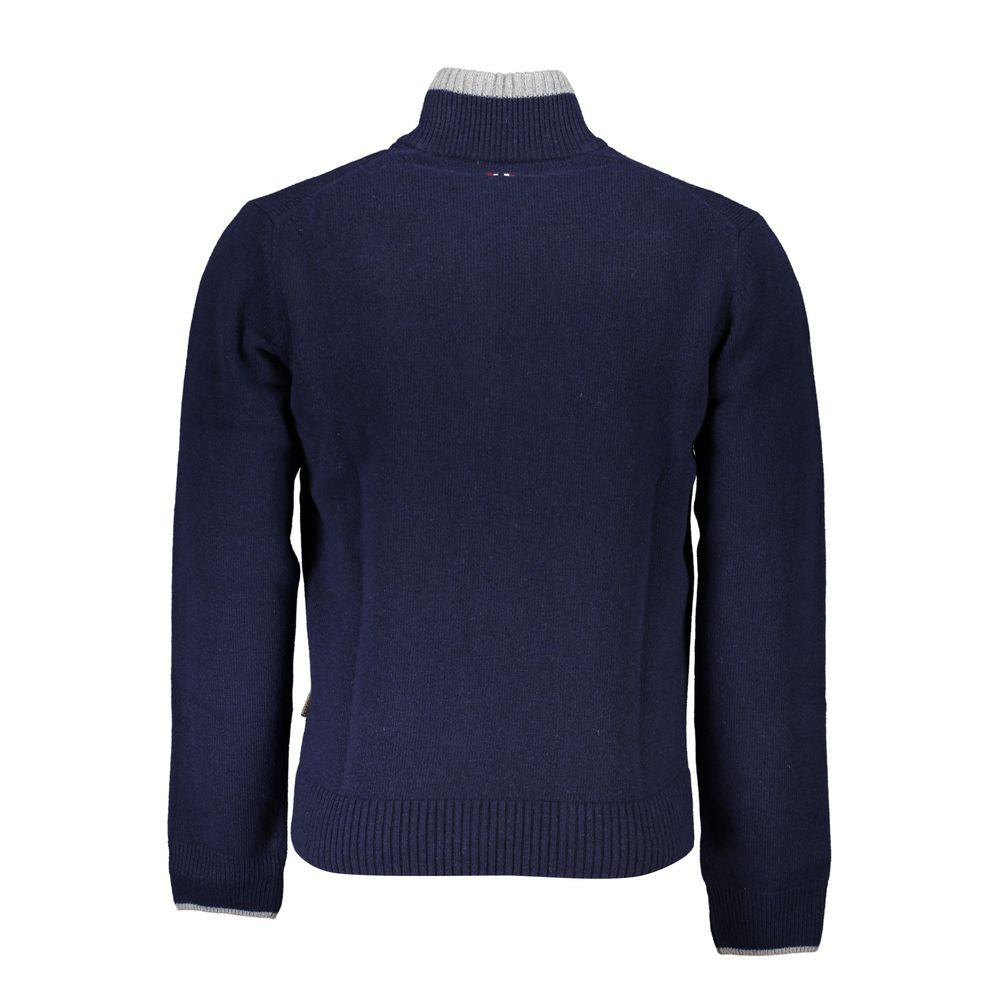 Napapijri Blue Fabric Sweatshirt
