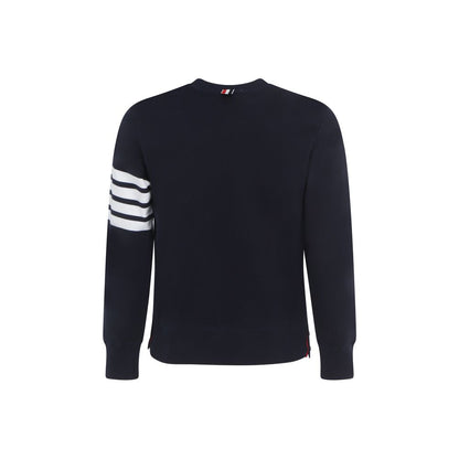 Thom Browne Blue Cotton Sweatshirt