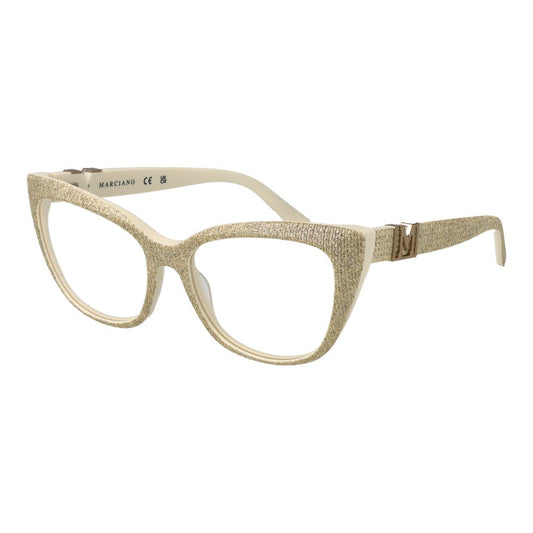 Marciano by Guess Gold Acetate Glasses (Frames) 1728,67345776800,Accessories,Glasses (Frames) - Glasses and Sunglasses - Accessories,Glasses and Sunglasses - Accessories,Gold,Marciano by Guess,New with tags,Women