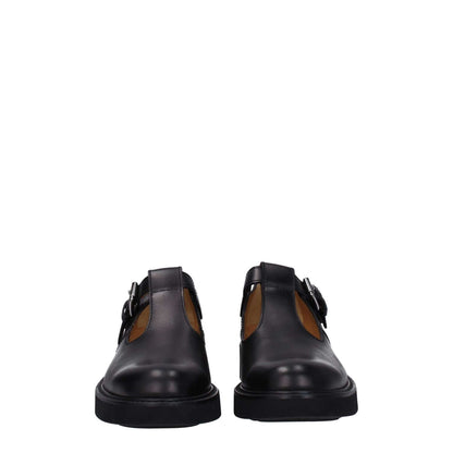 Church's Black Leather Oxfords And Derbies