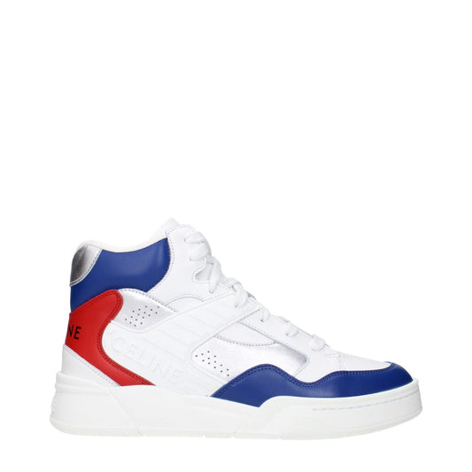 Celine Blue Leather Athletic Sneakers