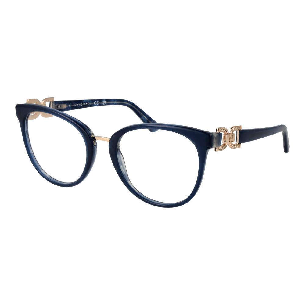 Marciano by Guess Blue Acetate Glasses (Frames) 1728,67345776800,Accessories,Blue,Glasses (Frames) - Glasses and Sunglasses - Accessories,Glasses and Sunglasses - Accessories,Marciano by Guess,New with tags,Women