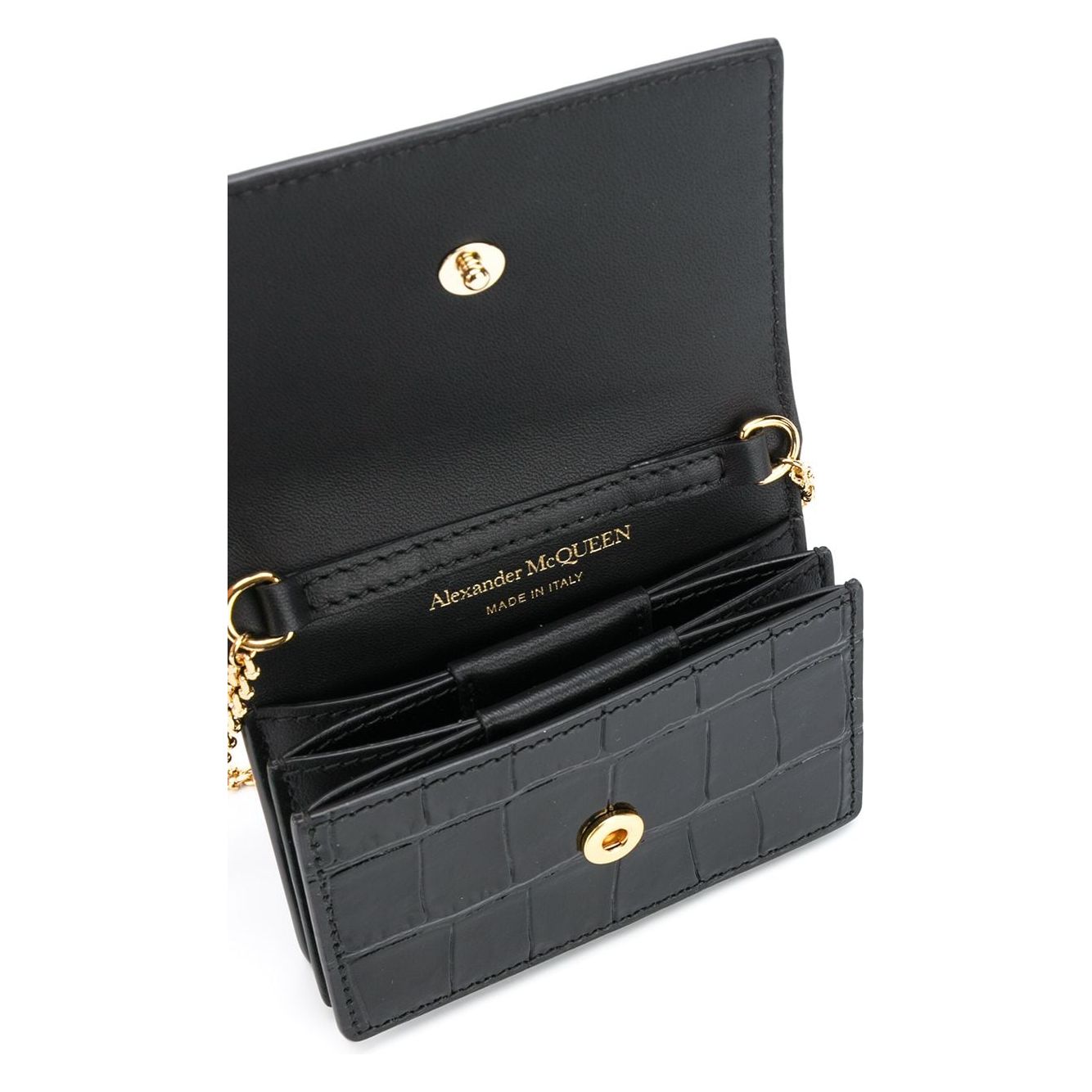 Alexander McQueen Wallets Black Wallets Alexander Mcqueen