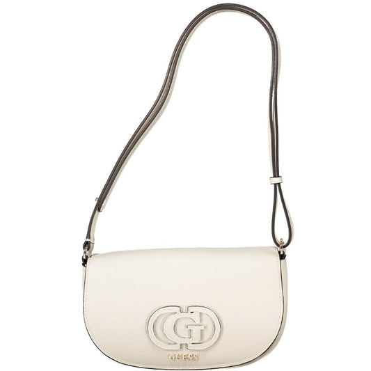 Guess Jeans Bianco Polyurethane Women Handbag 1728,67403481248,Bags,Guess Jeans,Handbags - Bags,New with tags,White,Women