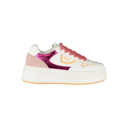Blauer White Polyurethane Women Sneaker 1728,67403481248,Blauer,EU36/US6,EU37/US7,EU38/US8,EU39/US9,EU40/US10,EU41/US11,New with tags,Platform - Sneakers - Shoes,Shoes,Sneakers - Shoes,White,Women