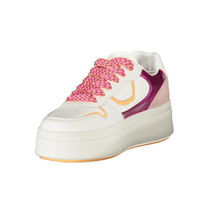 Blauer White Polyurethane Women Sneaker 1728,67403481248,Blauer,EU36/US6,EU37/US7,EU38/US8,EU39/US9,EU40/US10,EU41/US11,New with tags,Platform - Sneakers - Shoes,Shoes,Sneakers - Shoes,White,Women