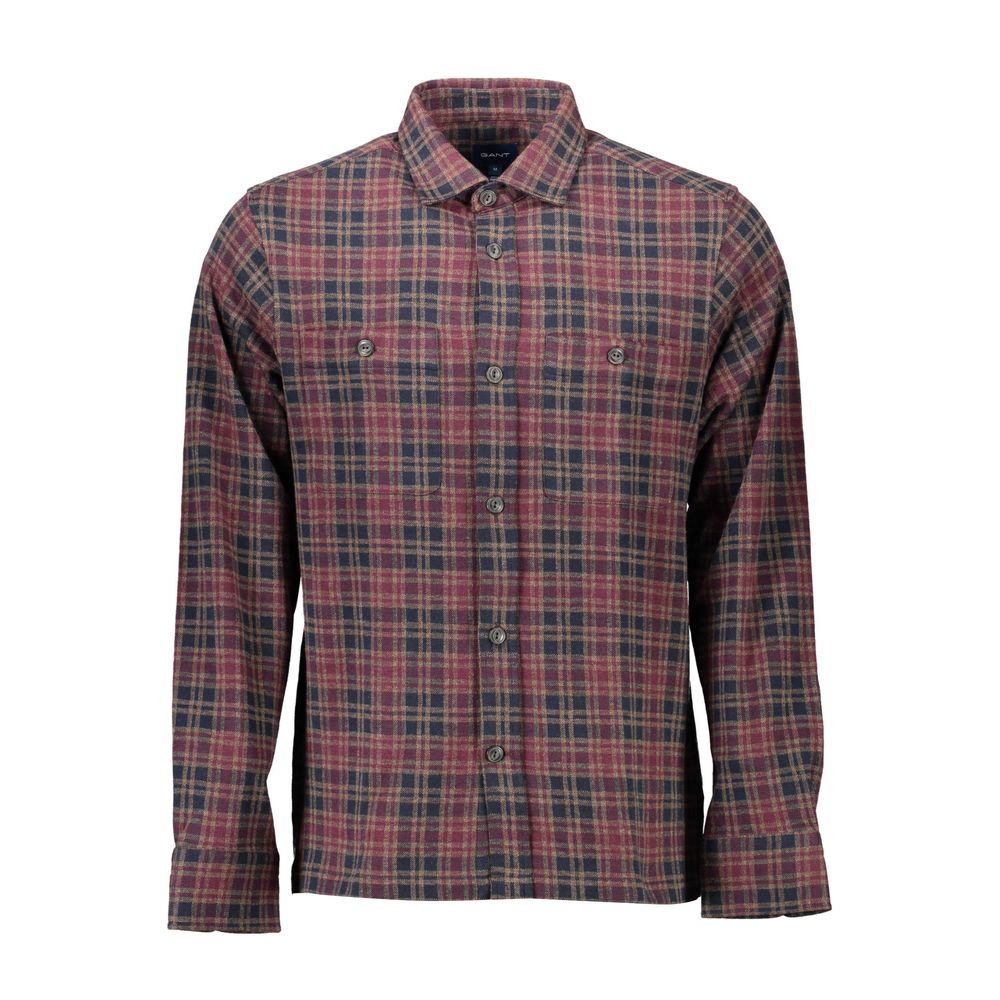Gant Marrone Cotton Mens Shirt 1728,67403481248,Brown,Clothing,Gant,M,Men,Men - Clothing,New with tags,Pattern - Shirts - Clothing,S,Shirts - Clothing,Shirts - Men - Clothing,XXL