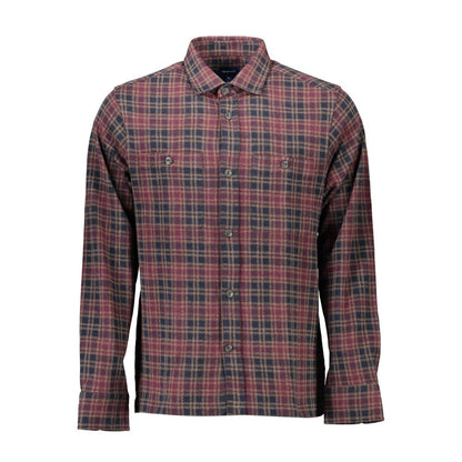 Gant Marrone Cotton Mens Shirt 1728,67403481248,Brown,Clothing,Gant,M,Men,Men - Clothing,New with tags,Pattern - Shirts - Clothing,S,Shirts - Clothing,Shirts - Men - Clothing,XXL