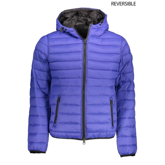 U.S. POLO ASSN. Blue Nylon Men's Reversible Jacket
