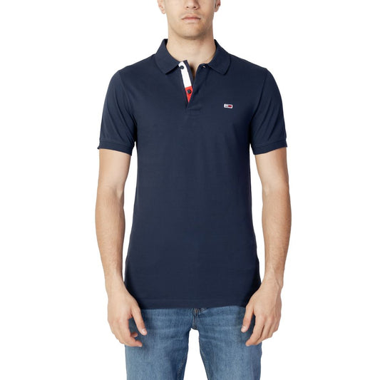 Tommy Hilfiger Jeans Blue Cotton Polo Shirt 1728,71956299936,Blue,Clothing,IT42 | XS,Men,New with tags,Polo Shirts - T-Shirts - Clothing,T-Shirts - Clothing,Tommy Hilfiger Jeans
