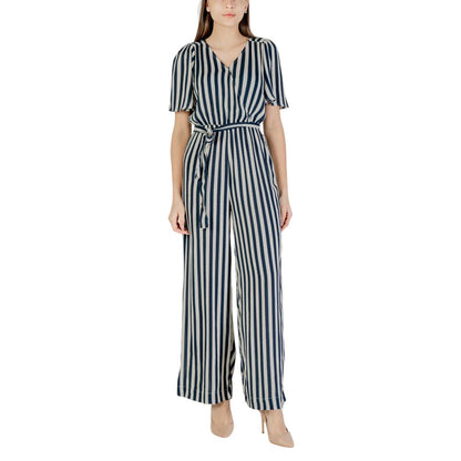 ICHI Blue Viscose Jumpsuit 1728,71956299936,Blue,Clothing,ICHI,IT44|L,Jumpsuits - Clothing,Jumpsuits - Jumpsuits - Clothing,New with tags,Women