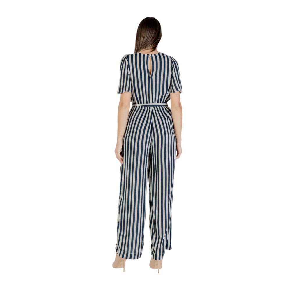 ICHI Blue Viscose Jumpsuit 1728,71956299936,Blue,Clothing,ICHI,IT44|L,Jumpsuits - Clothing,Jumpsuits - Jumpsuits - Clothing,New with tags,Women