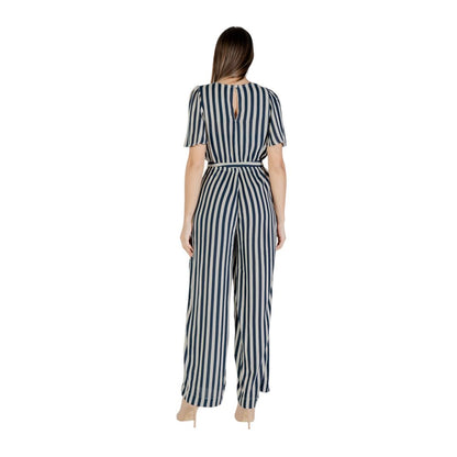 ICHI Blue Viscose Jumpsuit 1728,71956299936,Blue,Clothing,ICHI,IT44|L,Jumpsuits - Clothing,Jumpsuits - Jumpsuits - Clothing,New with tags,Women