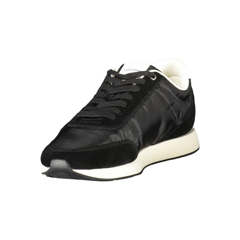 Calvin Klein Black Polyester Men Sneaker 1728,67403481248,Athletic - Sneakers - Shoes,Black,Calvin Klein,EU41/US8,EU42/US9,EU43/US10,EU44/US11,EU45/US12,Men,New with tags,Shoes,Sneakers - Shoes