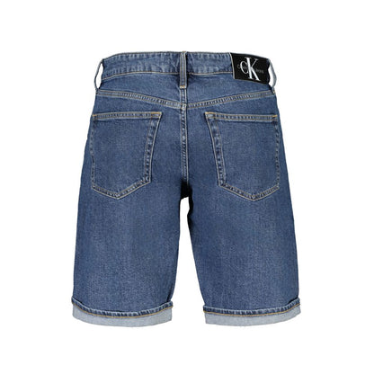 Calvin Klein Blu Cotton Men Short