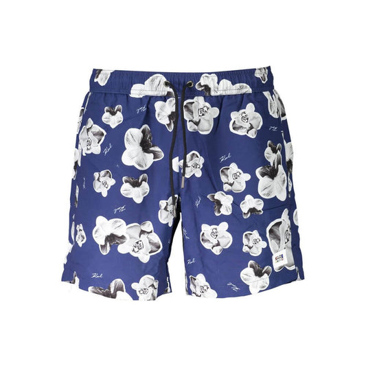 Karl Lagerfeld Blue Polyester Men's Swim Boxer 1728,67403481248,Blue,Clothing,Karl Lagerfeld,L,M,Men,New with tags,S,Swim Shorts - Swimwear - Clothing,Swimwear - Clothing,XL