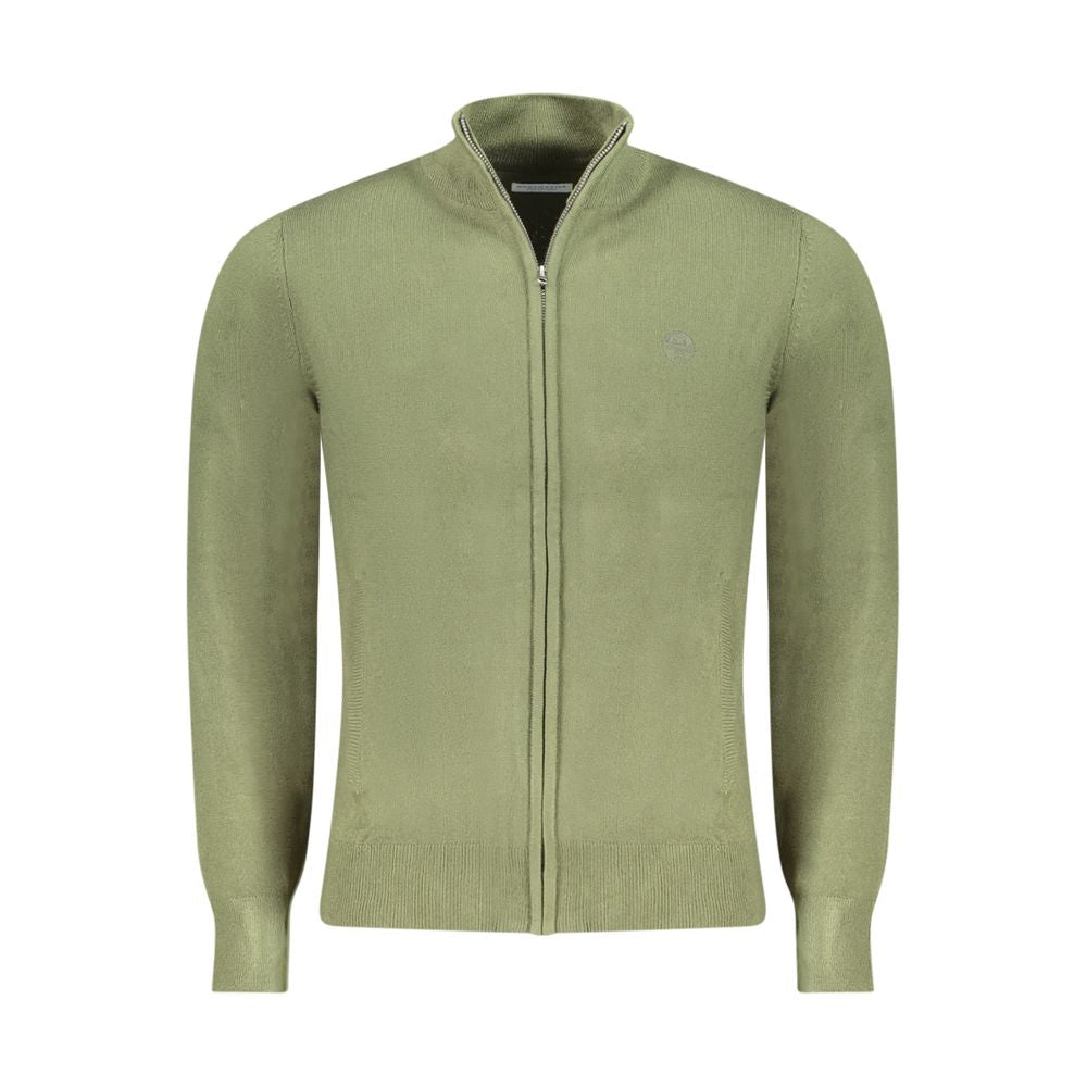 North Sails Green Nylon Cardigan