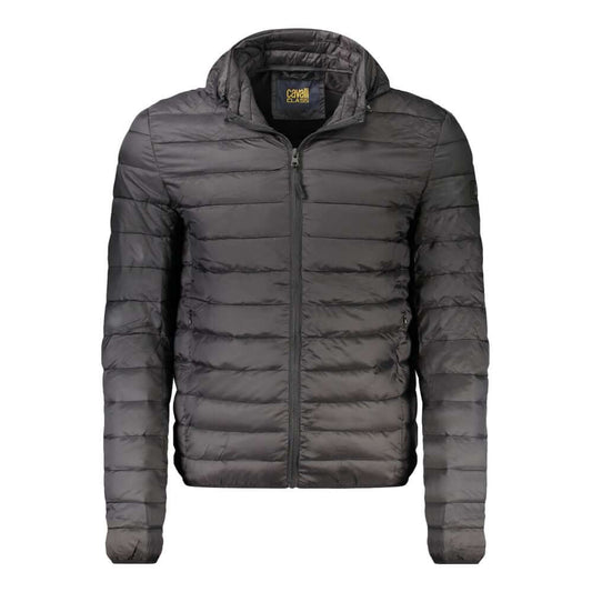 Cavalli Class Black Polyester Men's Jacket 1728,67403481248,Black,Cavalli Class,Clothing,Jackets & Coats - Clothing,L,M,Men,New with tags,S,Shell Jackets - Jackets & Coats - Clothing,XL,XXL