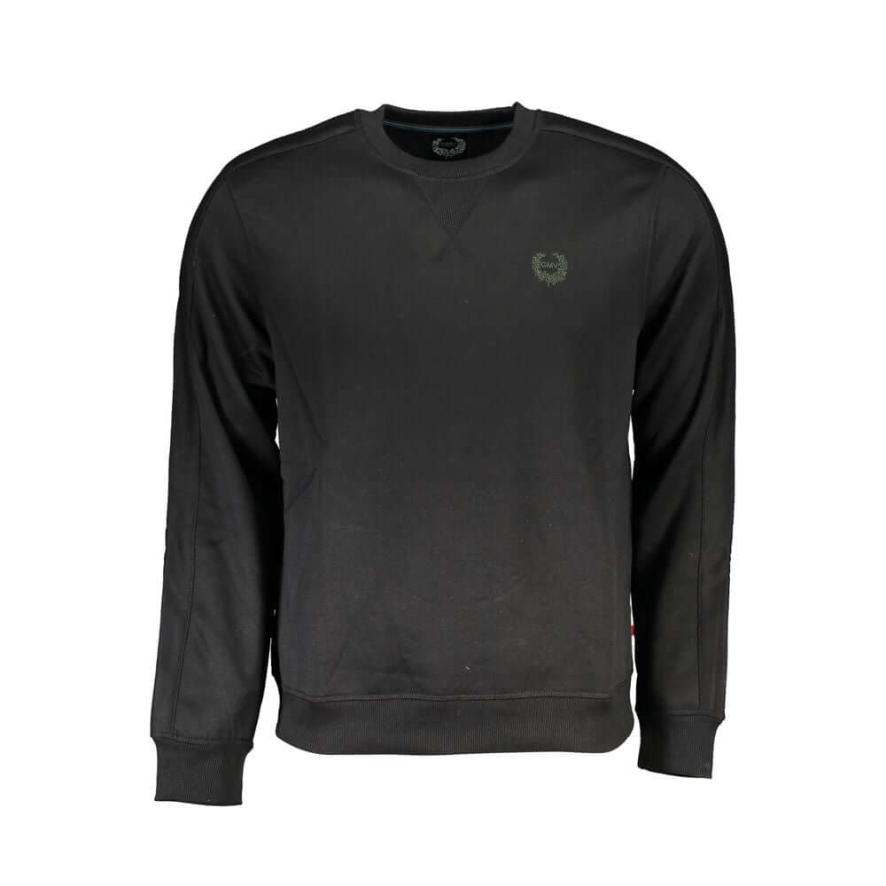 Gianmarco Venturi Black Polyester Men Sweatshirt 1728,67403481248,Black,Clothing,Gianmarco Venturi,Men,New with tags,Sweaters - Clothing,Sweatshirts - Sweaters - Clothing,XL,XXL