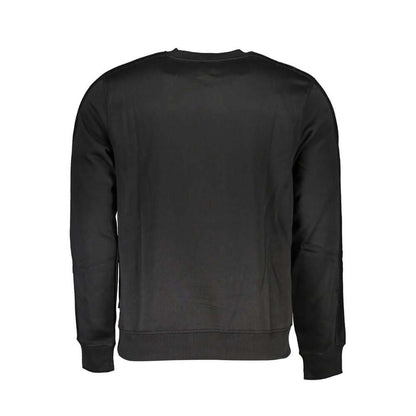 Gianmarco Venturi Black Polyester Men Sweatshirt 1728,67403481248,Black,Clothing,Gianmarco Venturi,Men,New with tags,Sweaters - Clothing,Sweatshirts - Sweaters - Clothing,XL,XXL