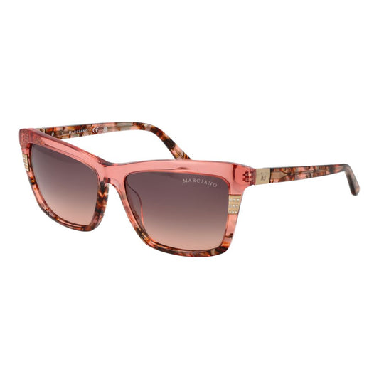 Marciano by Guess Pink Acetate Sunglasses 1728,67345776800,Accessories,Glasses and Sunglasses - Accessories,Marciano by Guess,New with tags,Pink,Sunglasses - Glasses and Sunglasses - Accessories,Women