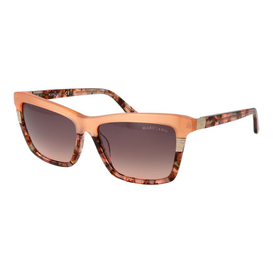 Marciano by Guess Orange Acetate Sunglasses 1728,67345776800,Accessories,Glasses and Sunglasses - Accessories,Marciano by Guess,New with tags,Orange,Sunglasses - Glasses and Sunglasses - Accessories,Women