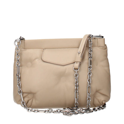 Maison Margiela Beige Leather Crossbody Bag