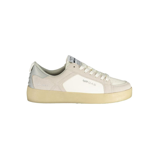 Gas White Polyurethane Women Sneaker 1728,67403481248,Athletic - Sneakers - Shoes,EU36/US6,EU37/US7,EU38/US8,EU39/US9,EU40/US10,EU41/US11,Gas,New with tags,Shoes,Sneakers - Shoes,White,Women
