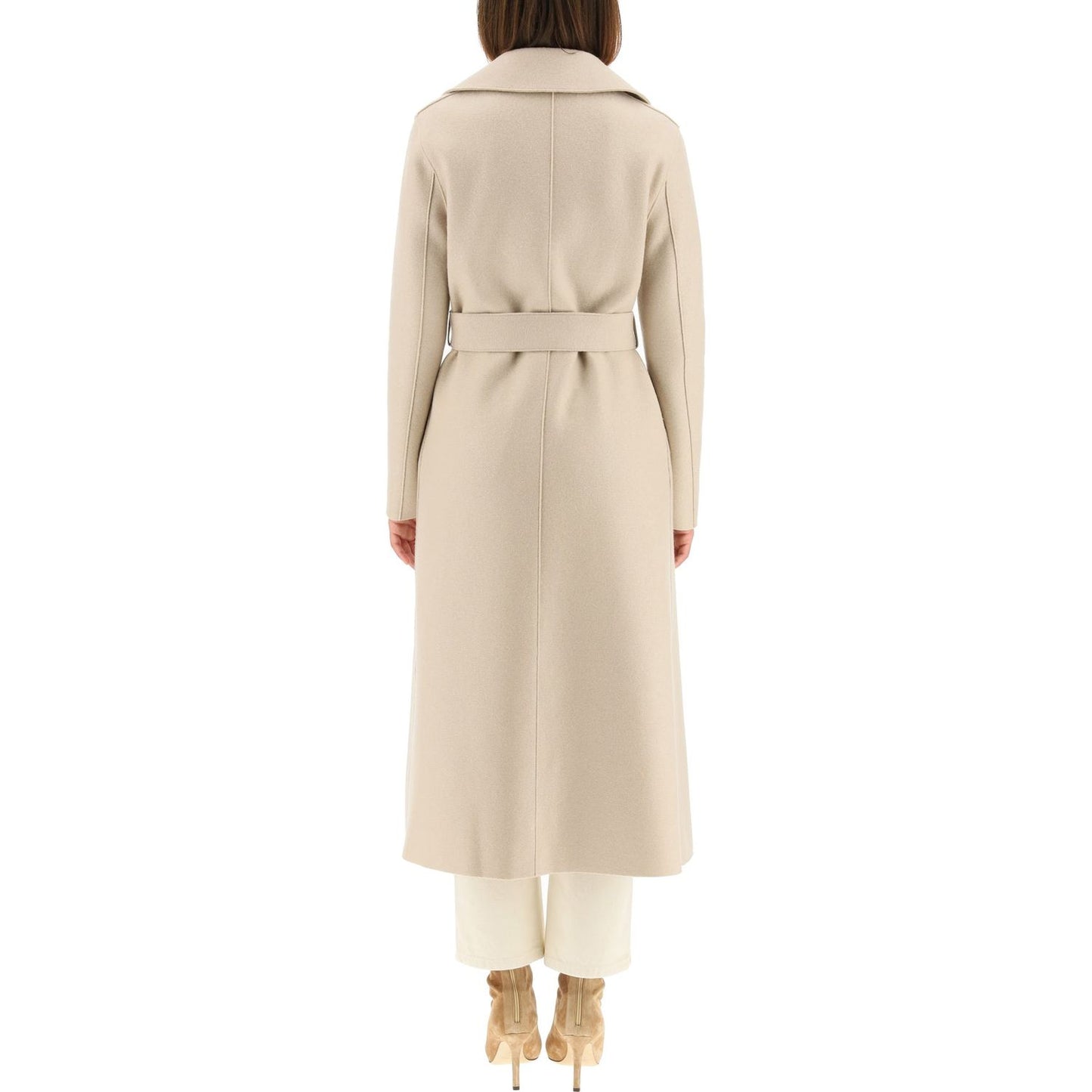 Harris Wharf London long coat in pressed wool Jackets Harris Wharf London