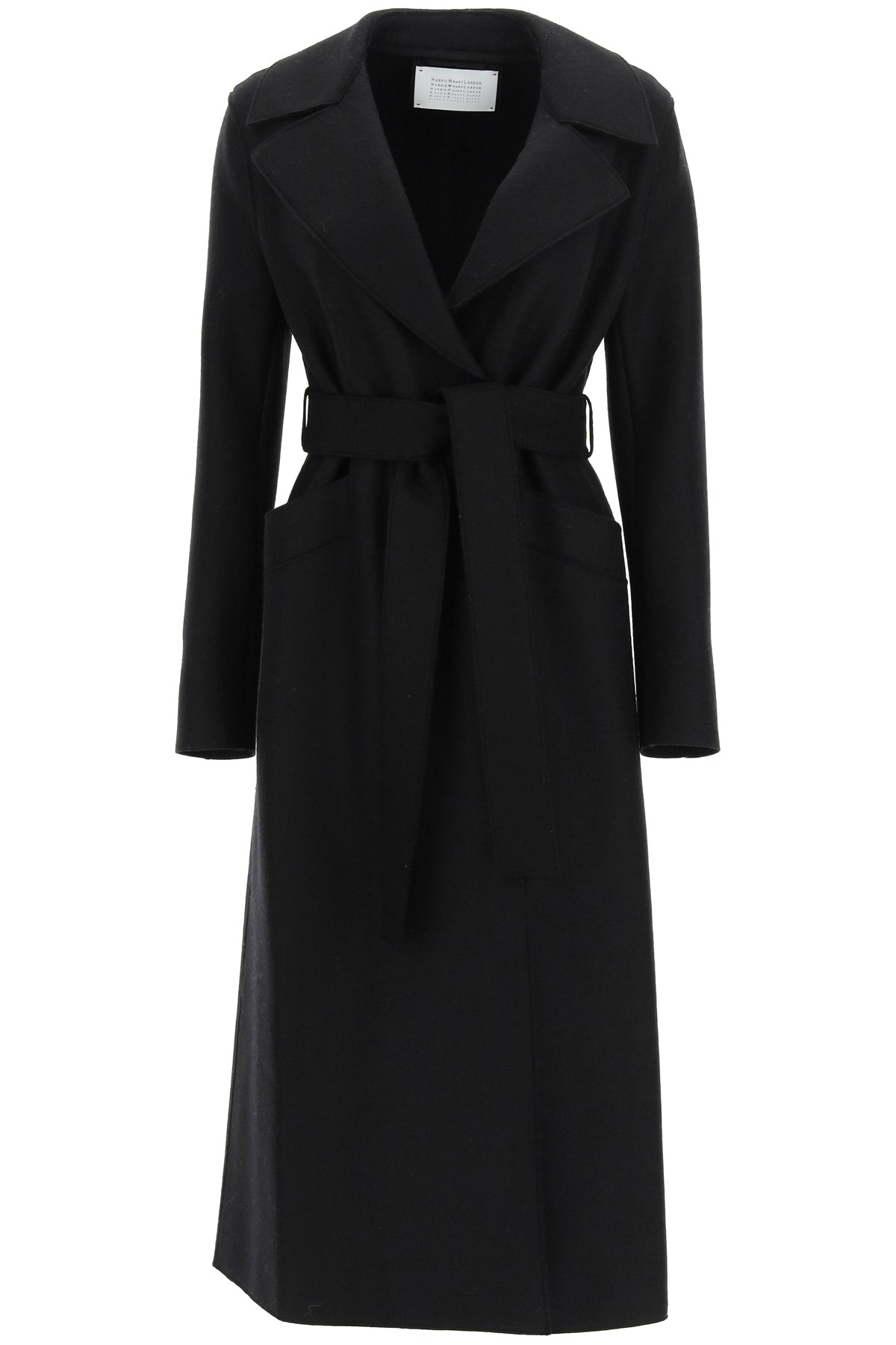 Harris Wharf London long coat in pressed wool Jackets Harris Wharf London