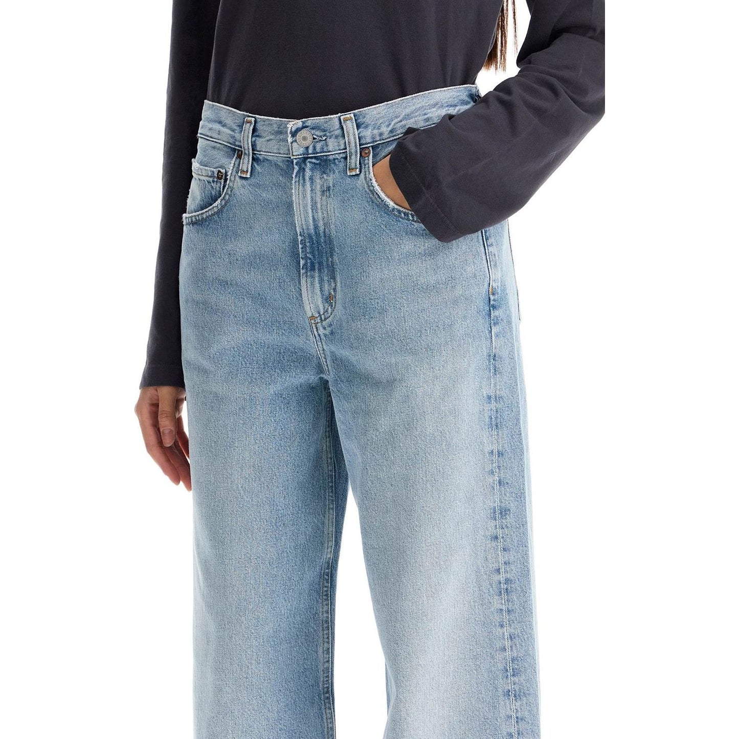 Agolde curved leg jeans for a Jeans Agolde