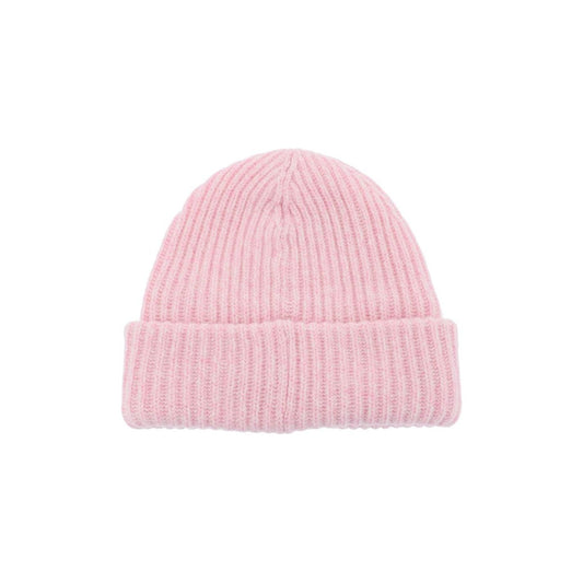 Ganni beanie hat with logo patch Scarves Hats & Gloves Ganni