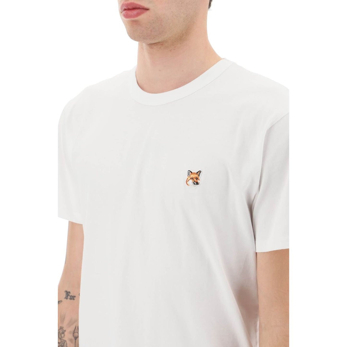 Maison Kitsune fox head t-shirt Topwear Maison Kitsune