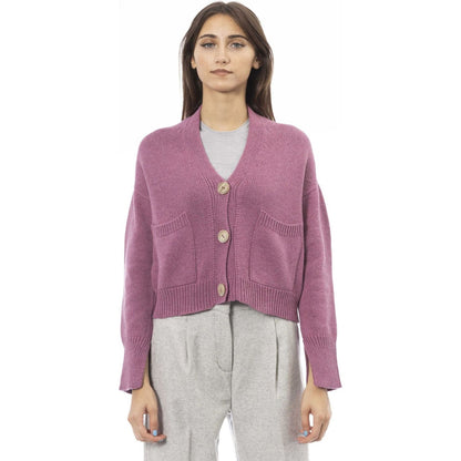 Alpha Studio Sweaters AD8631EE_9007ROSA,Alpha Studio,Category-Clothing,Clothing,Gender-Women,Made in Italy,Pink,Subcategory-Sweaters,Subcategory-Sweatshirts,Subcategory-Tops,Sweaters,Sweaters - Women - Clothing,true,Women,Women > Clothing,Women > Clothing