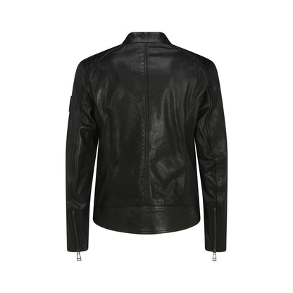Belstaff Black Leather Jacket
