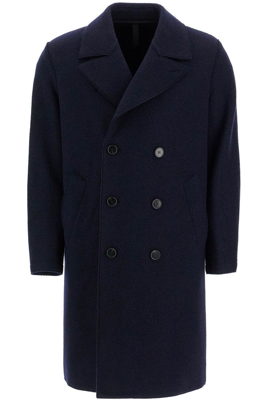 Harris Wharf London double-breasted wool coat in boiled Jackets Harris Wharf London