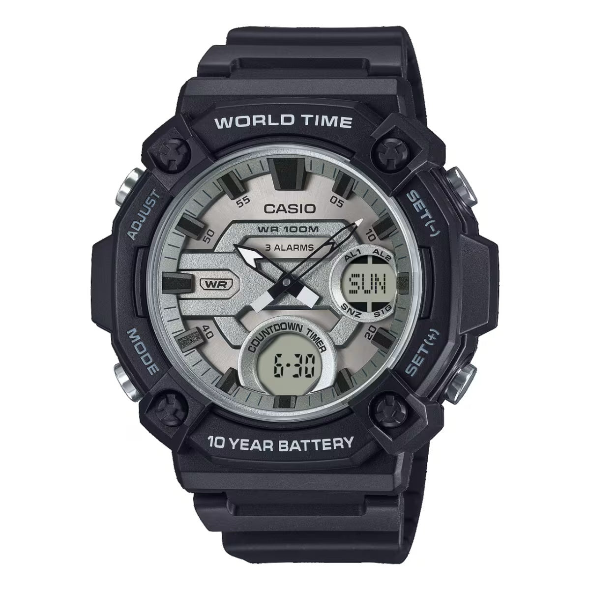 CASIO Mod. OVERSIZE 10 YEAR BATTERY Gent,Men,READY STOCKED WATCHES,Wristwatch