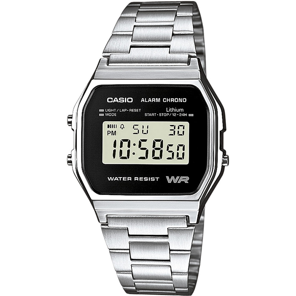 CASIO VINTAGE Mod. ICONIC - BLACK READY STOCKED WATCHES,Unisex,Wristwatch