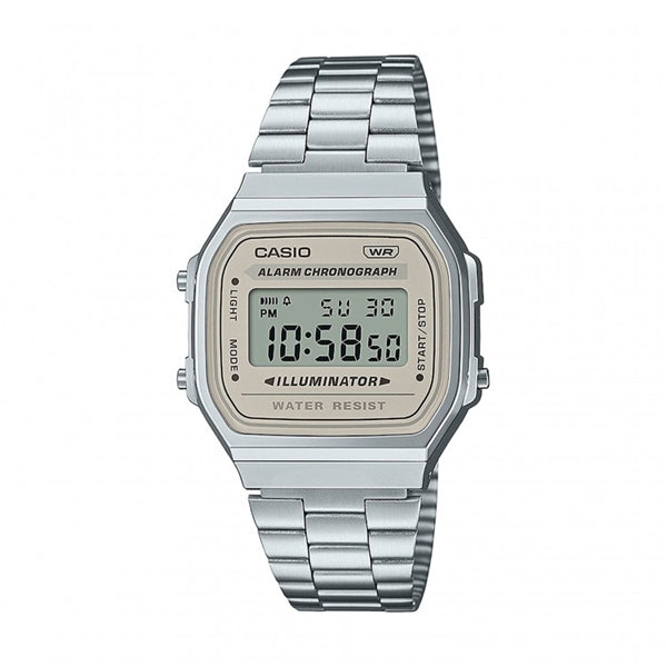 CASIO VINTAGE Mod. ICONIC - CREAM Gent Ready stocked Watches,Lady Ready Stocked Watches,Men,READY STOCKED WATCHES,Unisex,Women,Wristwatch