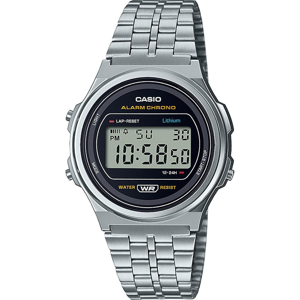 CASIO VINTAGE Mod. ROUND - BLACK Category - Watches,Gent Ready stocked Watches,Men,READY STOCKED WATCHES,Watches - Accessories,Wristwatch