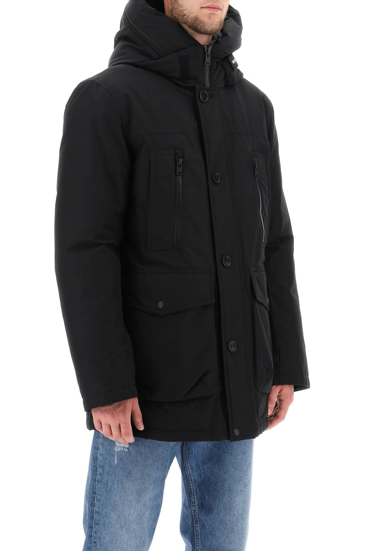 Woolrich 'arctic' parka in ramar fabric Jackets Woolrich