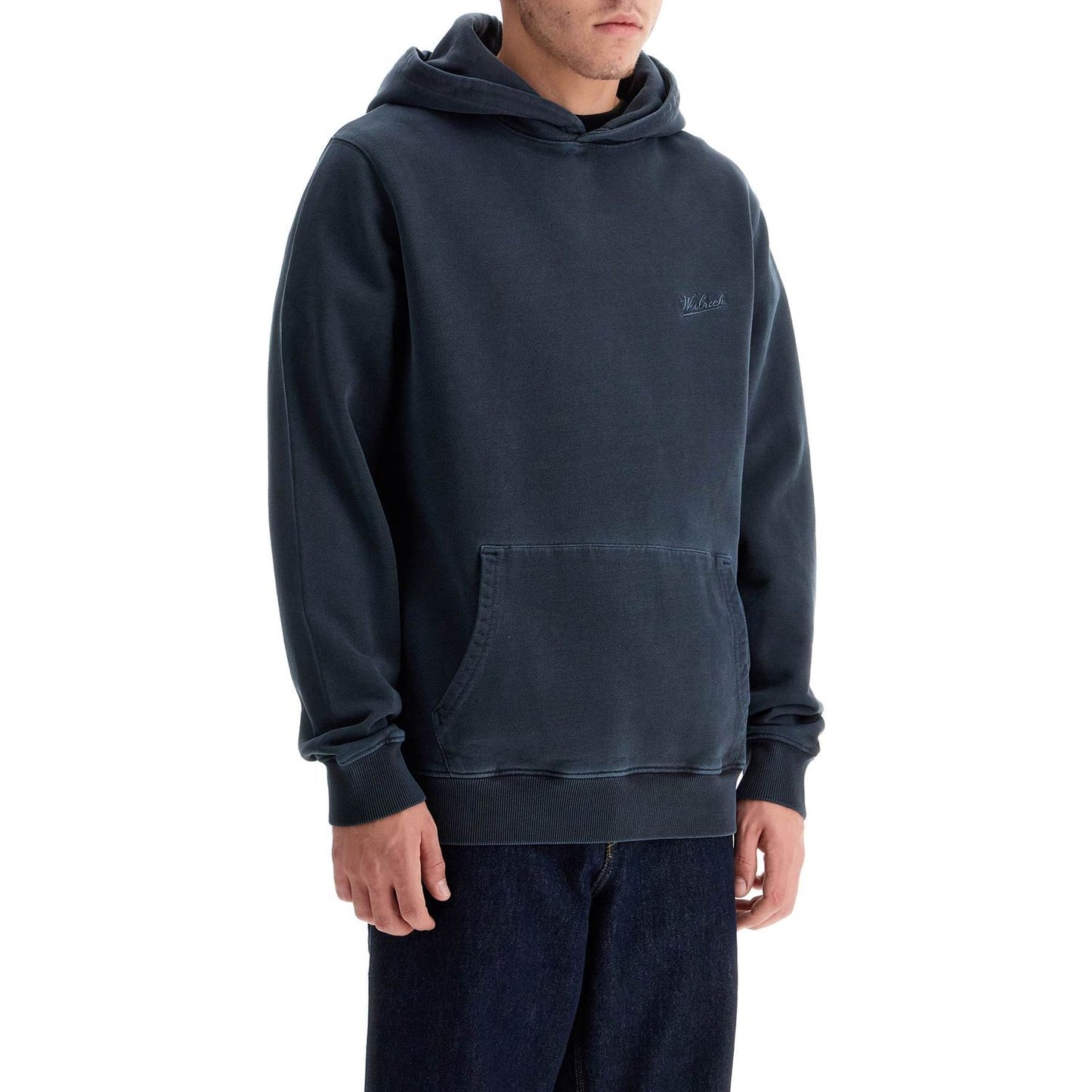 Woolrich hooded sweatshirt with tie-d Topwear Woolrich