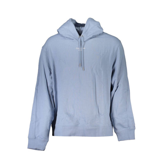 Calvin Klein Azzurro Cotton Men Sweatshirt Calvin Klein