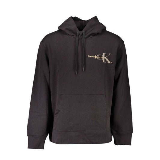 Calvin Klein Black Cotton Men's Hoodie Calvin Klein